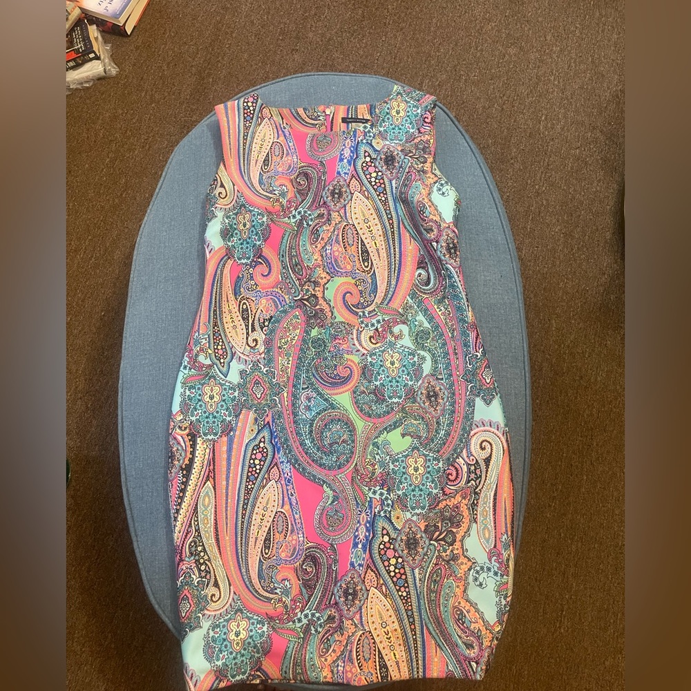 old vintage paisley dress from Tommy Hilfiger